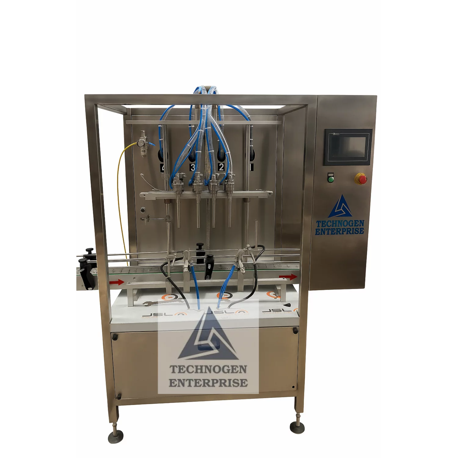 Automatic Servo Driven Gear Pump Type Bottle Liquid Filling Machine for Tanzania